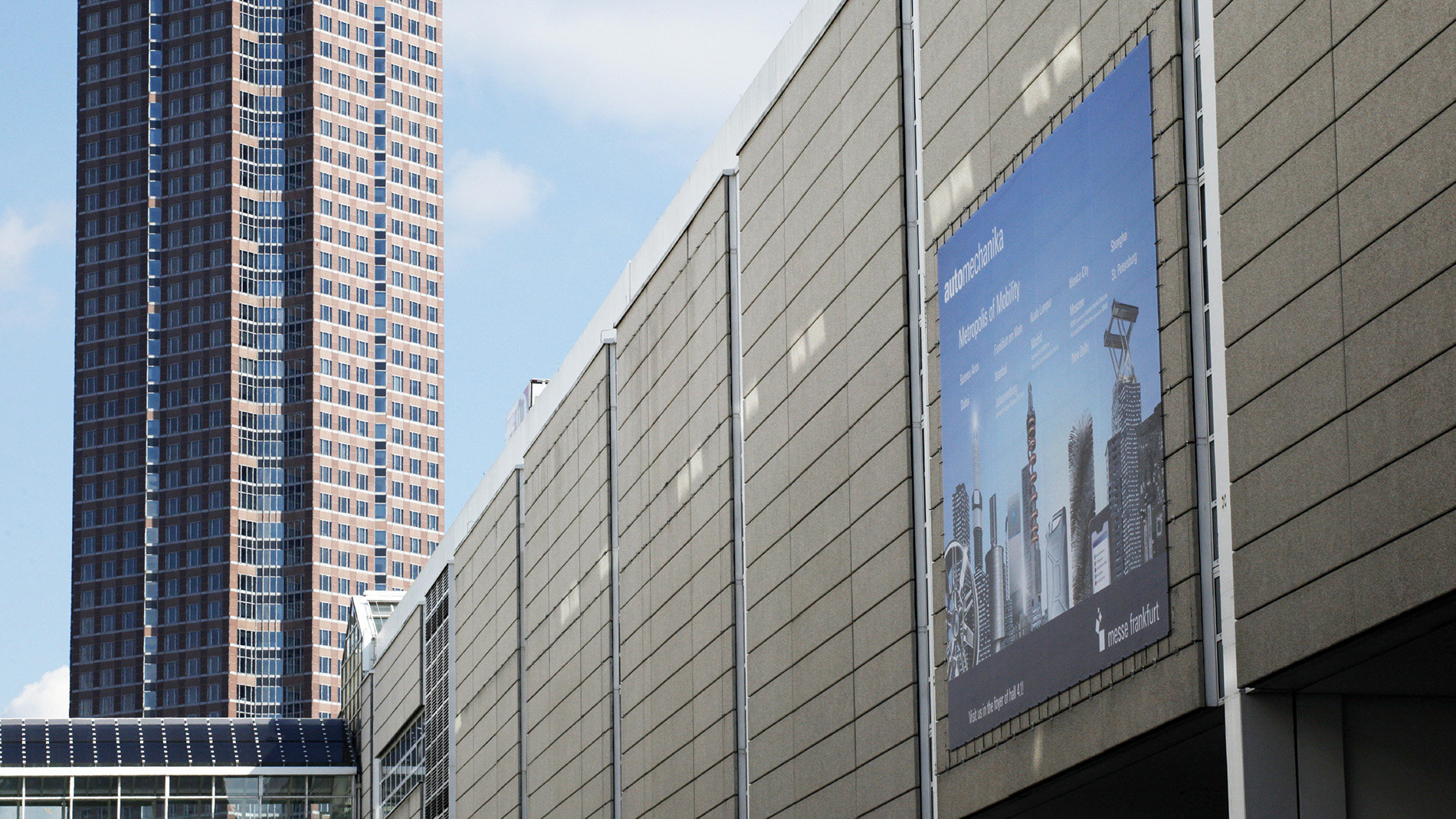 Hall facade megaposter