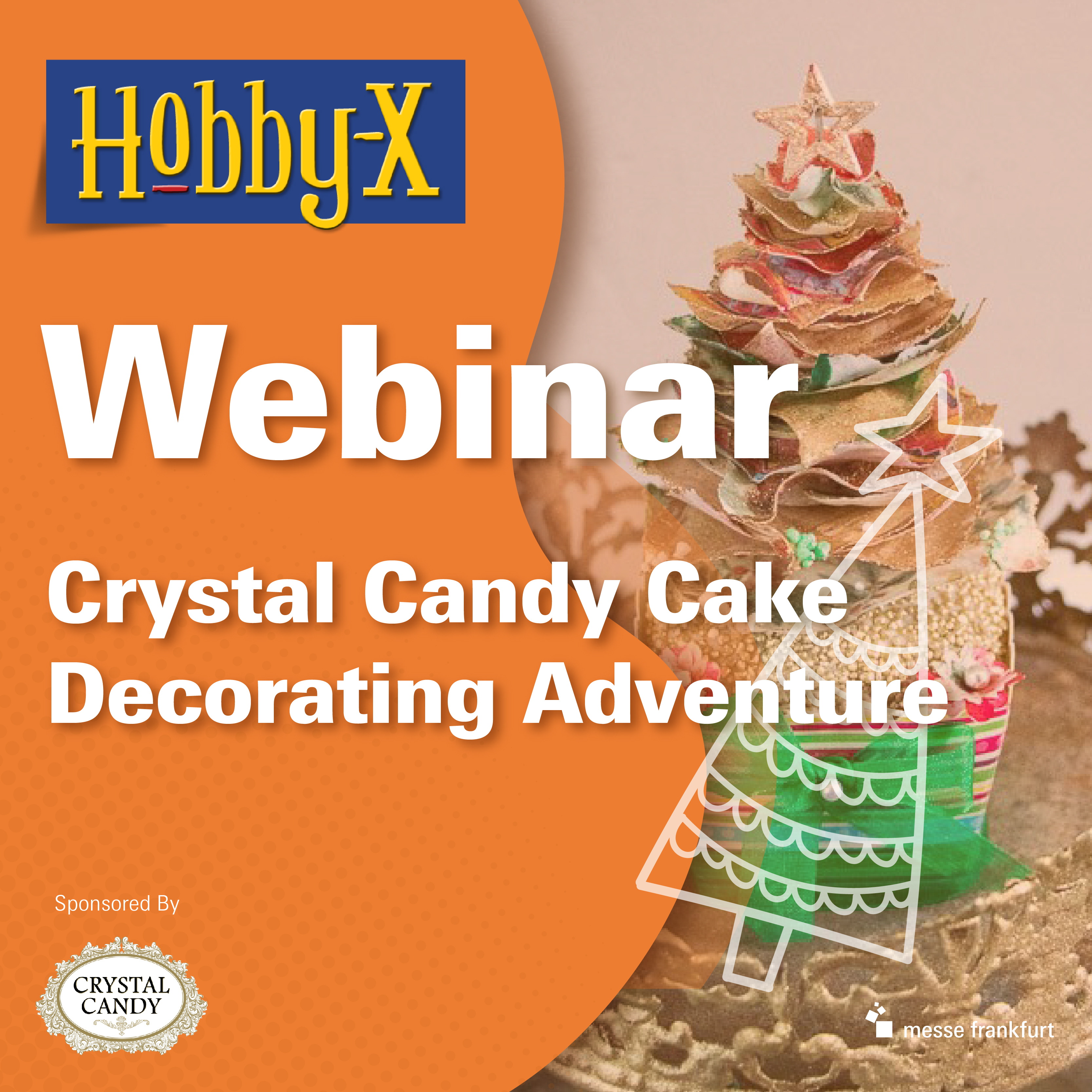 Hobby-X Webinar Faceboook Post - Crystal Candy Christmas Adventure - 25.11.20