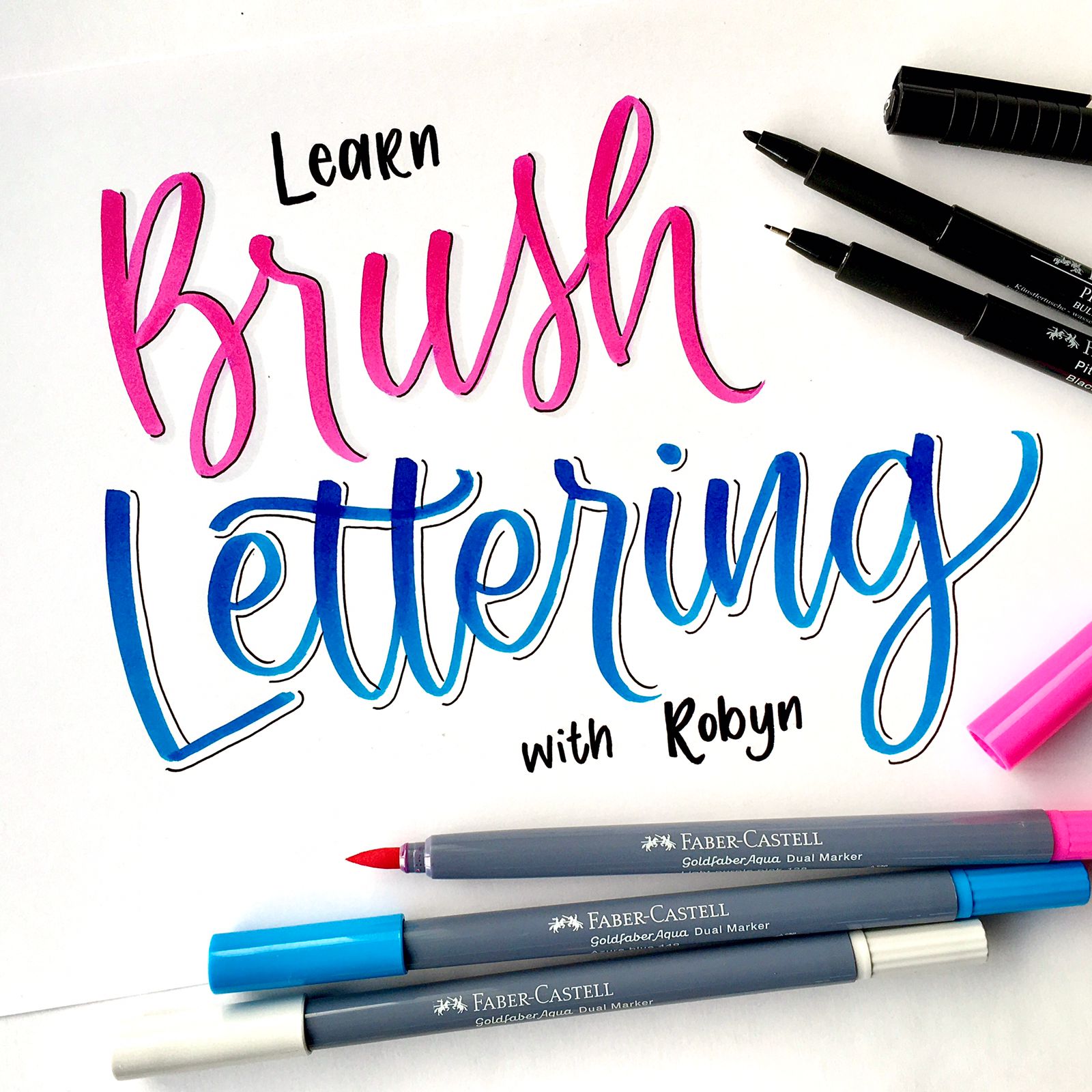 Brush Lettering with Robyn