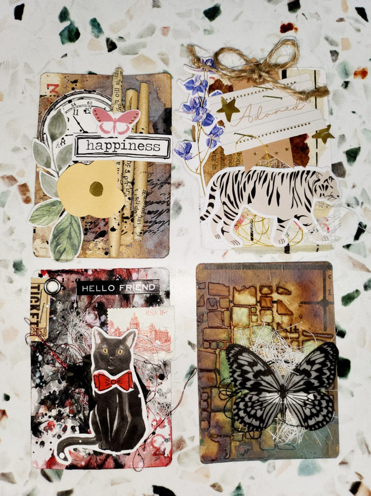 Mixed Media ATC Cards